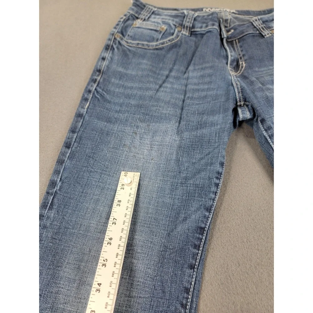 Rock & Roll Cowgirl Jeans Womens 28 Blue Bootcut‎ Mid Rise Stretch Western Denim - Picture 12 of 15